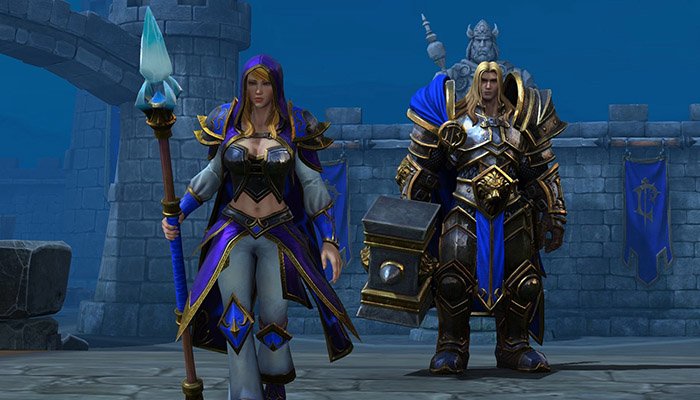 Parejas en videojuegos Jaina y Arthas