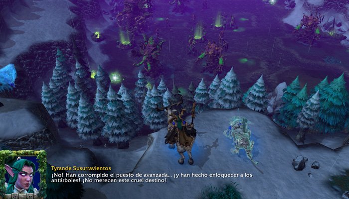 Warcraft III parte 4 Tyrande Malfurion satiros
