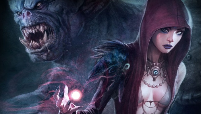 El mejor Dragon Age Origins arte portada Morrigan ogro Bioware