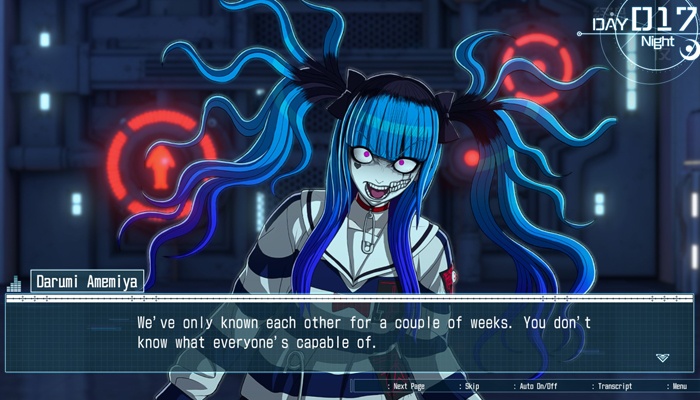 The Hundred Line -Last Defense Academy- Darumi Amemiya dialogos