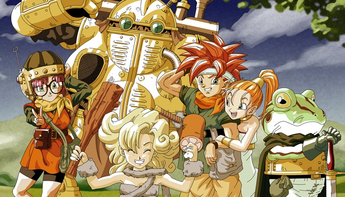 Chrono Trigger grupo Lucca Robo Ayla Crono Marle Frog