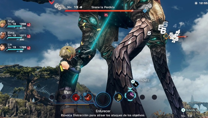 Rejugando Xenoblade Chronicles X combate