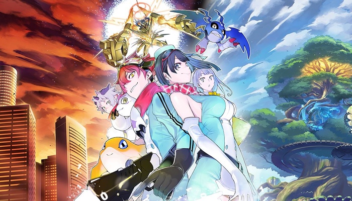 Digimon Story: Time Stranger arte portada RPG Dan Kanan Yuki