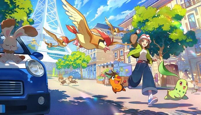 Leyendas Pokémon: Z-A arte promocional Ciudad Luminalia