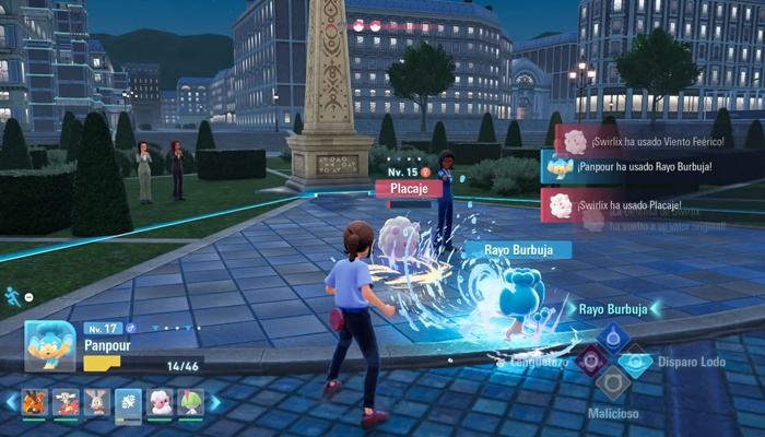 Leyendas Pokémon: Z-A combate entrenador Luminalia