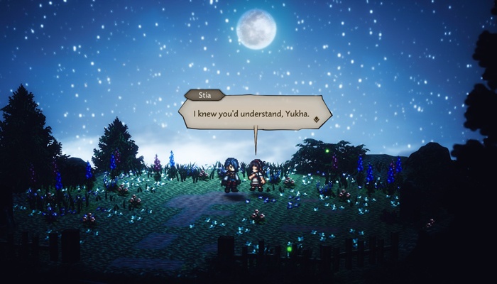 Octopath Traveler 0 Stia romance inicio Wishvale