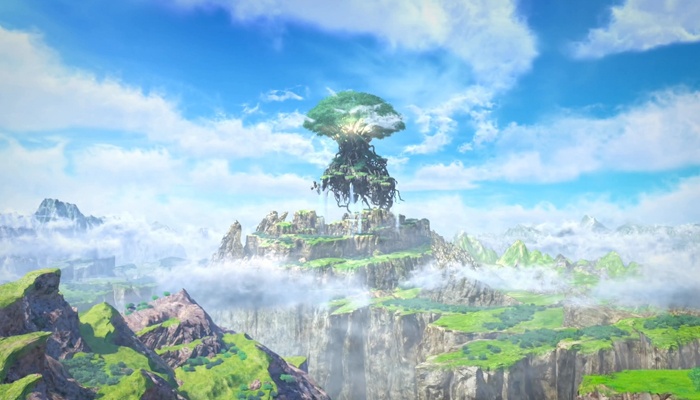 Dragon Quest XI escenario paisaje mapa