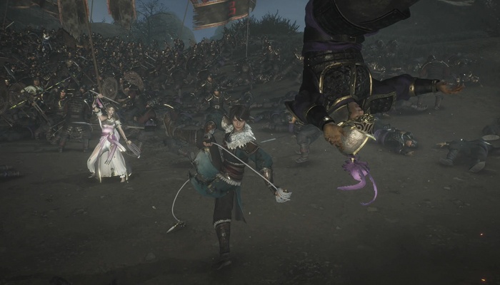 Visiones de cuatro héroes DLC de Dynasty Warriors: Origins Ziluan Diaochan dardo cuerda