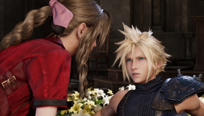 Aerith o Tifa en Final Fantasy VII iglesia inicio