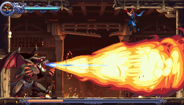 Ninja Gaiden: Ragebound jefe Kenji Hayabusa