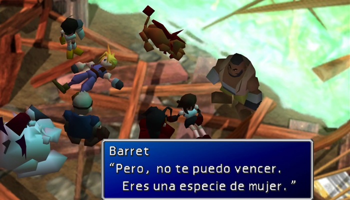 Rejugando Final Fantasy VII original traducción español