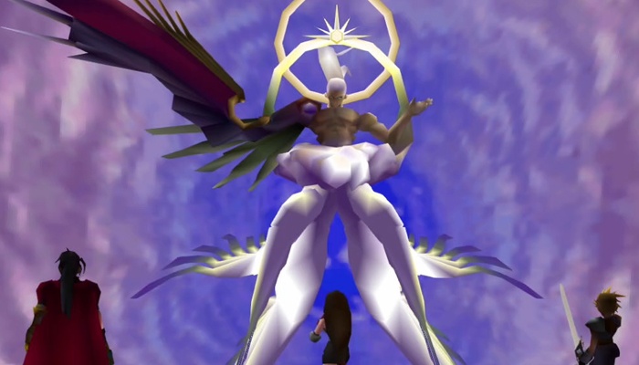 Rejugando Final Fantasy VII original Sephiroth dios último jefe