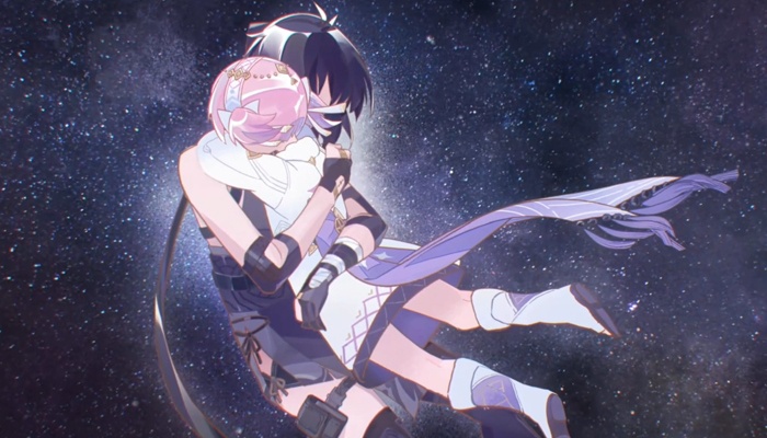 Rover y Aemeath en Wuthering Waves 3.1 pasado abrazo