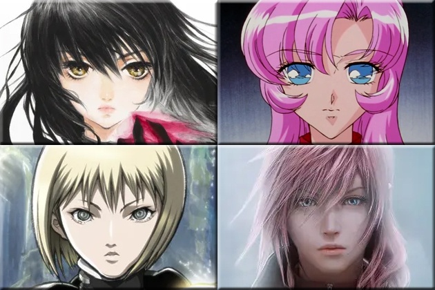 Diez mujeres protagonistas, mezclando anime y videojuegos