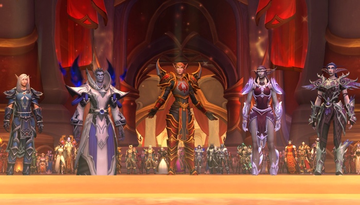 Inicio de World of Warcraft: Midnight parte 3 Fuente del Alba Vereesa Umbric Liadrin Thalyssra Shandris elfos unidos