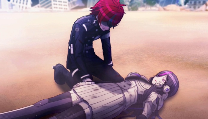 Ruta de Eva en The Hundred Line muerte Takumi