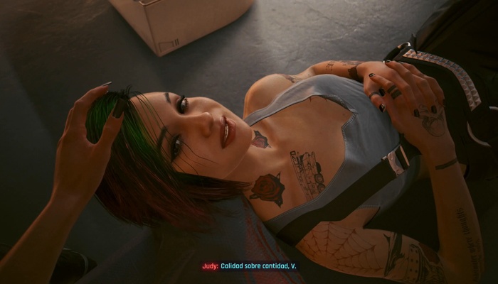 Cyberpunk 2077 Judy Álvarez romance