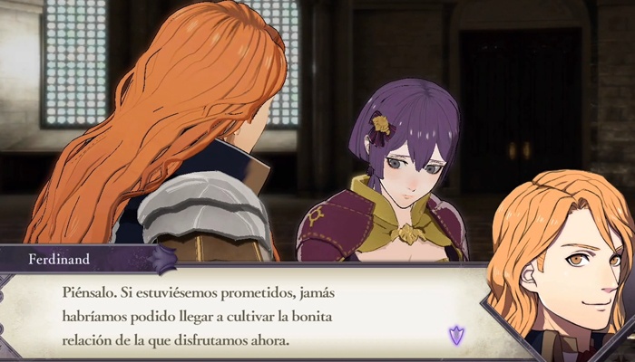Ruta de Águilas Negras Fire Emblem: Three Houses Ferdinand Bernadetta