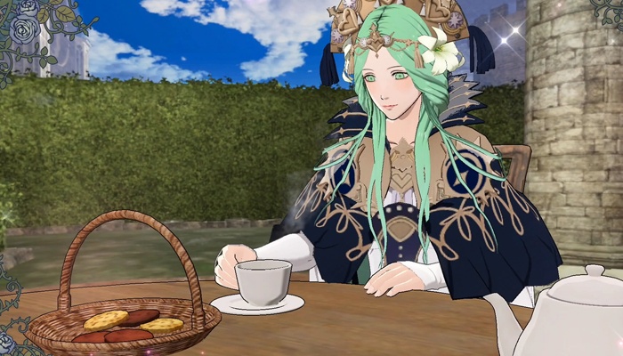 Ruta de Águilas Negras Fire Emblem: Three Houses Rhea hora té