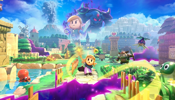 The Legend of Zelda: Echoes of Wisdom arte portada princesa Link Hyrule Ganon
