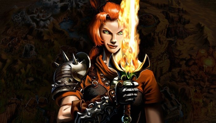 Dungeon Siege arte promocional