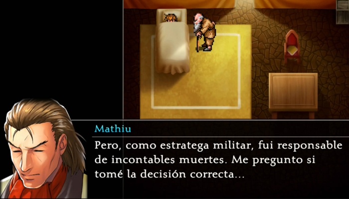 Suikoden I&II HD Remaster Mathiu muerte