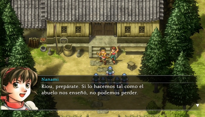 Suikoden I&II HD Remaster Nanami Riou inicio