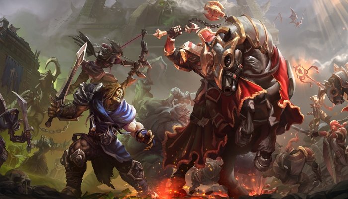 Warcraft III: Reino Olvidado Forsaken Kingdom Garek Anya arte Cruzada Escarlata