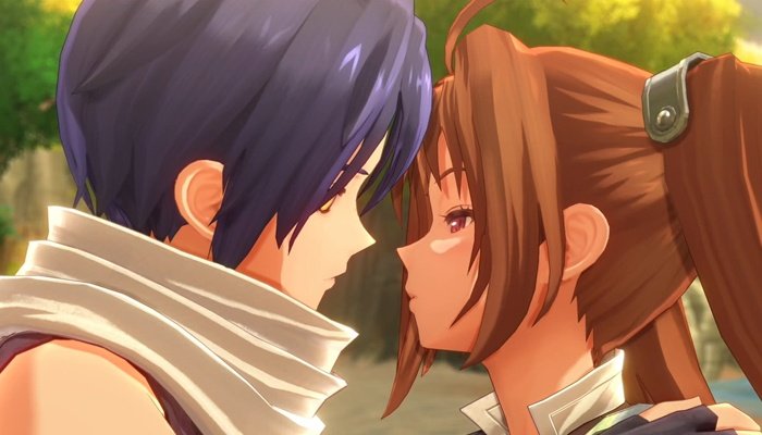 Crítica a Trails in the Sky beso Estelle Joshua