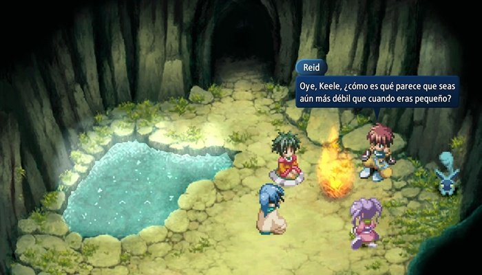 Tales of Eternia Remastered campamento fogata