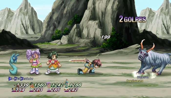 Tales of Eternia Remastered combate Reid